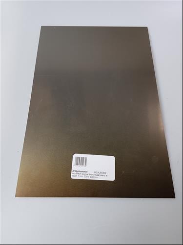 Alu-Blech silber glänzend eloxiert 1 mm 200 x 300 mm - RCALBESI1, Aluminium Blech, Aluminium, MATERIAL - Rohstoffe