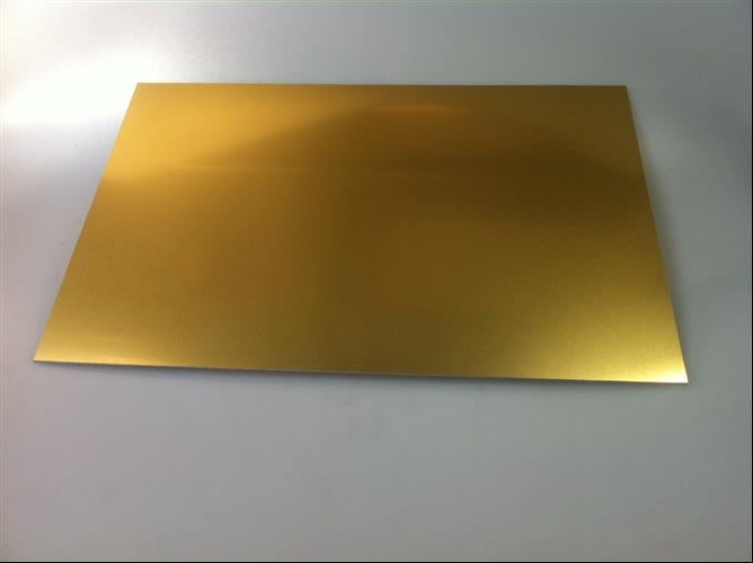 Alu-Blech gold glänzend eloxiert 1 mm 200 x 300 mm - RCALBEG1, Aluminium  Blech, Aluminium, MATERIAL - Rohstoffe