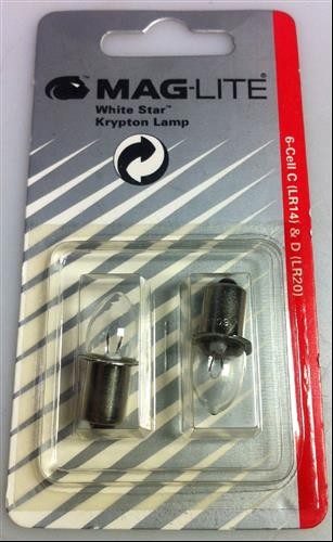 Mag Instrument LMXA201 2 Cell Krypton Flashlight Replacement Bulb 
